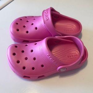 Toddler size 10 Pink Classic Crocs